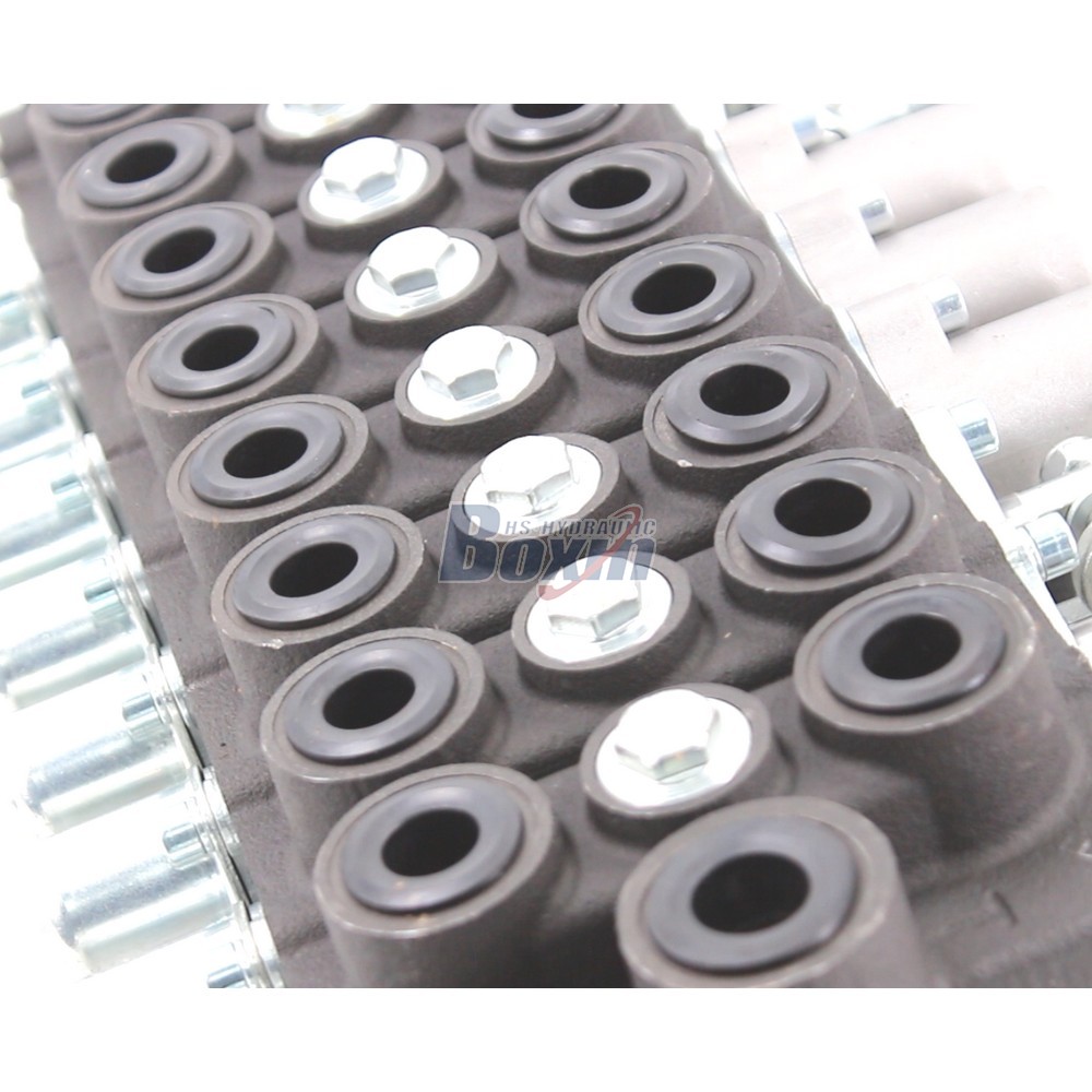 Manual and Joystick Operated 8 Spool Hydraulic Directional Valve detail image